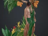 Adam und eva unter einen baum-2