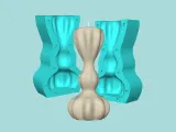 Candle Mold A12 - Molding Maker Wick Template-0