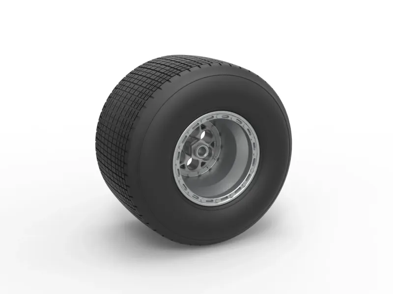 Rear wheel from Sprint car Version 2 Scale 1:25