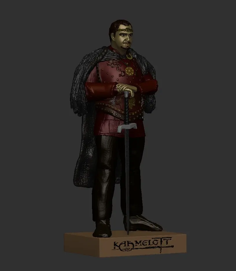 Characters & Creatures STL Descarga - Roi Arthur Kaamelott -king Arthur ...