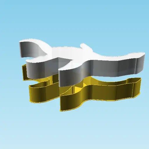 Dinosaur Icon 00E9, nestable box (v2)