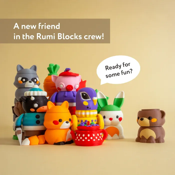 Construction Toys STL Download - Forest Stackable Rumi Blocks Set with ...