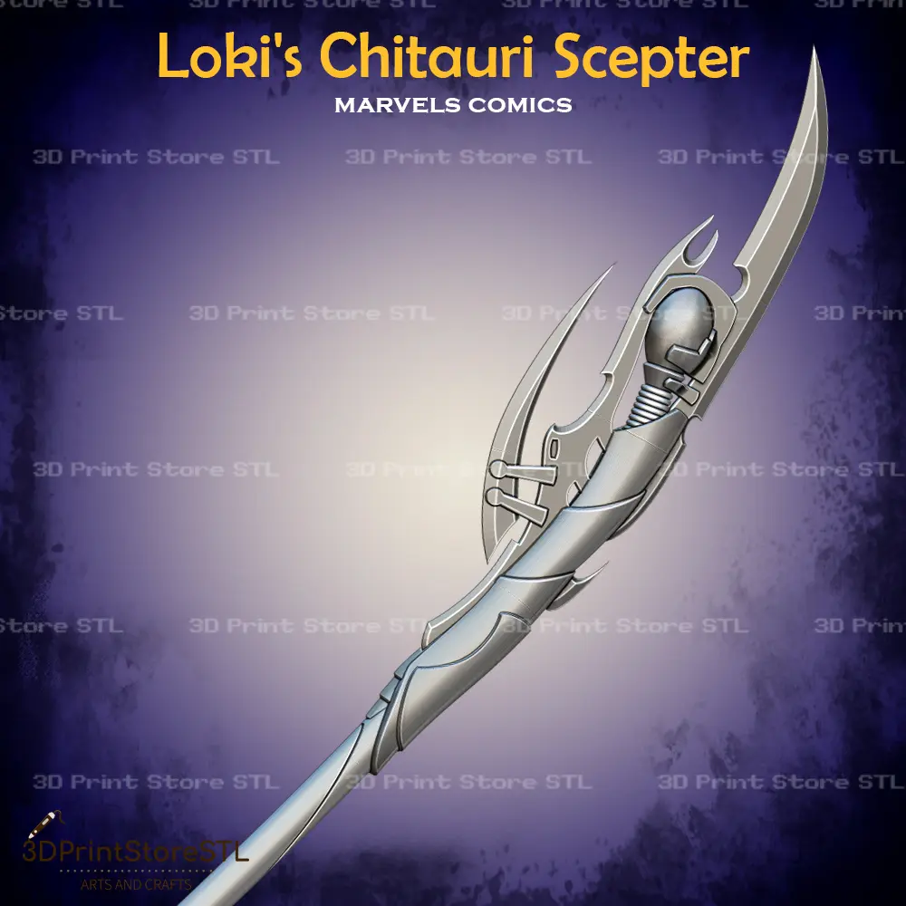 Loki Chitauri Scepter Cosplay The Avengers - Fichier STL