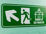 3D Printer Emergency Sign - Left Arrow Up-Left-5