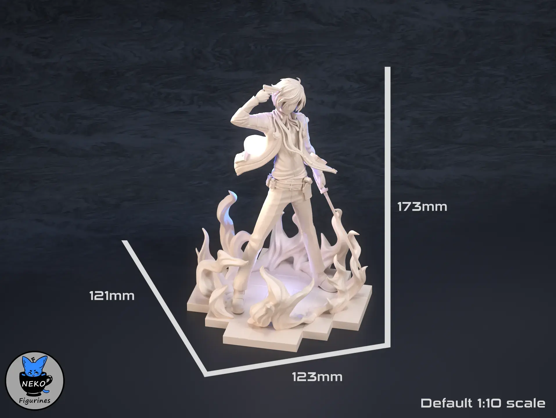 Makoto Yuki - Persona 3 Reload Game Figure for 3D Printing