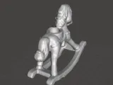 merry go round candle rocking horse-2