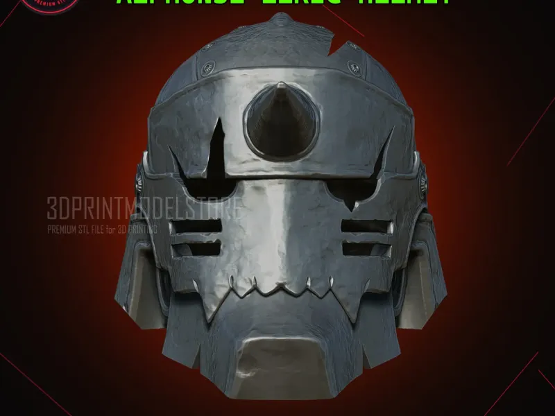 Alphonse Elric Helmet - Fullmetal Alchemist Cosplay Mask