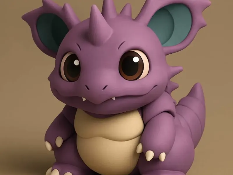 Nidoking Pokemon Chibi