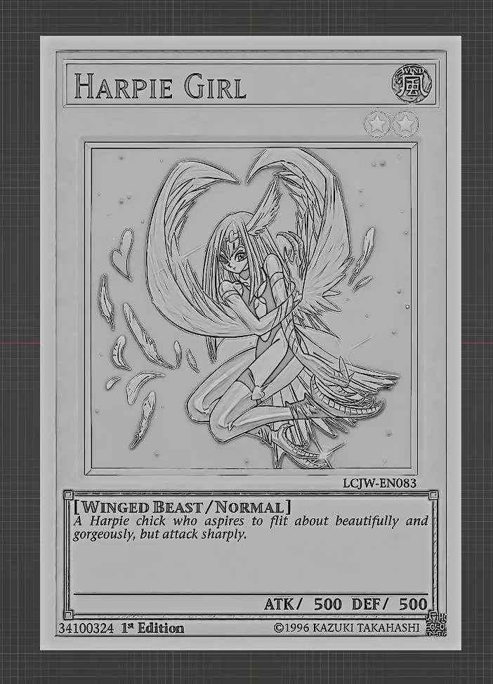 harpyien-Mädchen - Yugioh