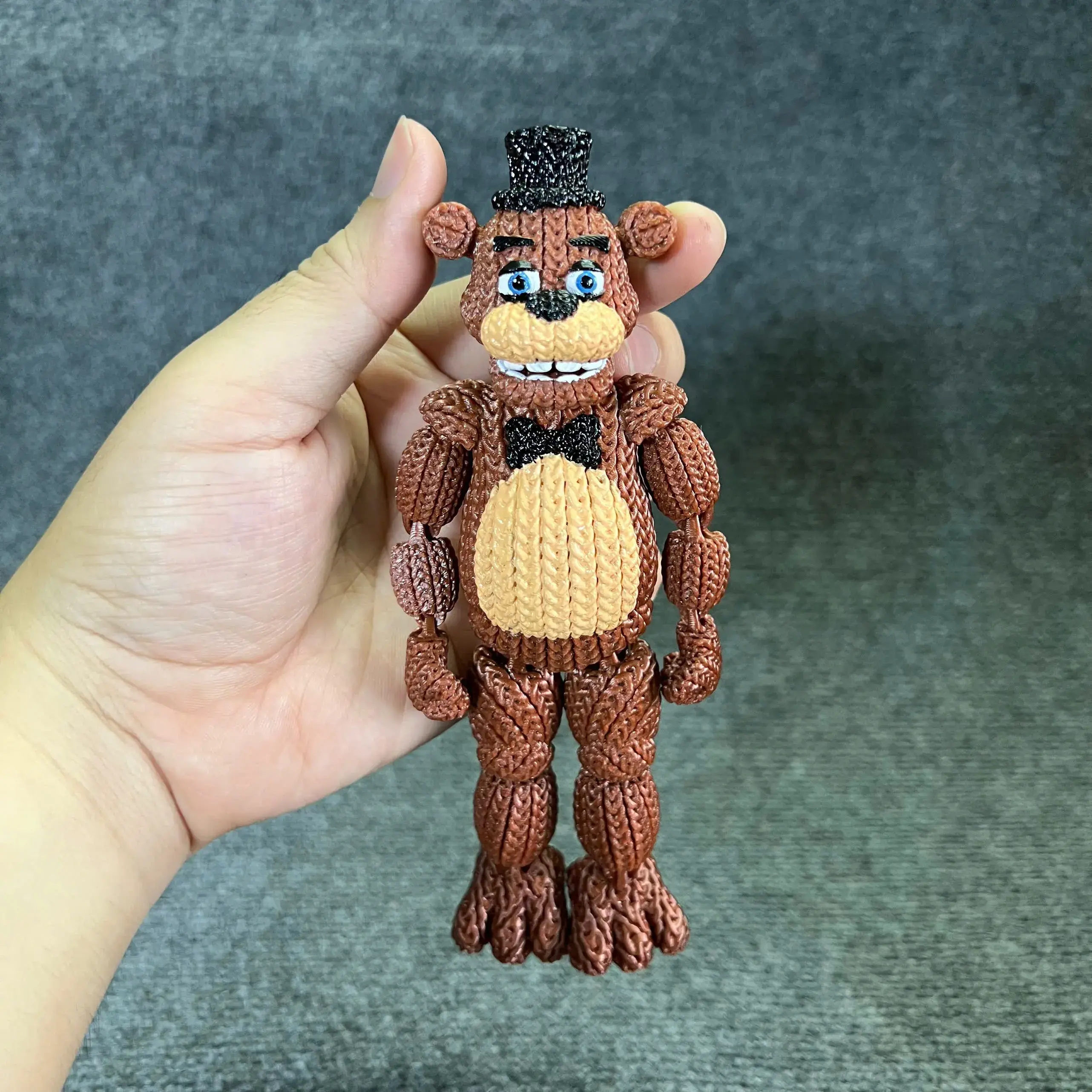 Freddy Fazbear Flexi Knitted - Crochet - Articulated