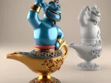 Fun Genie Lamp 3D STL File for Desk Decor Toys 8-5
