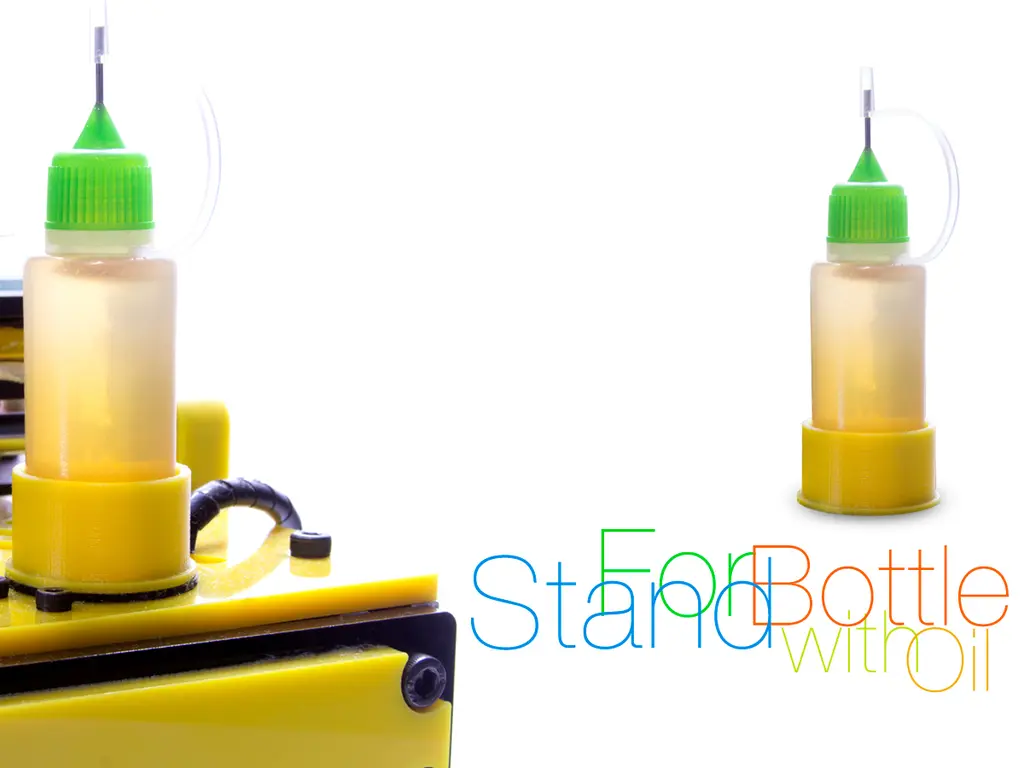 Stand for bottle with oil