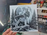 Wolf Hueforge - Wolf/Moon-3
