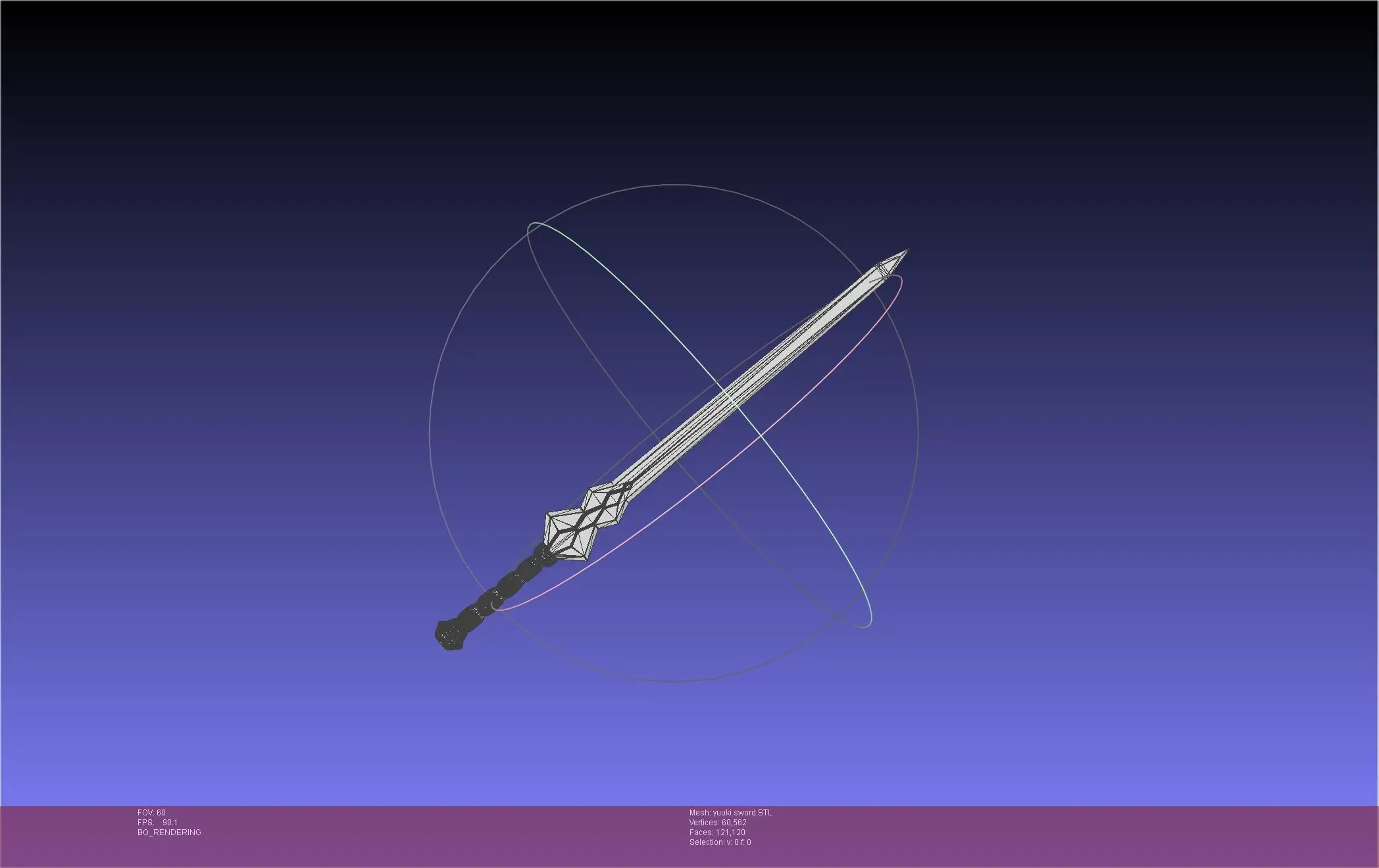 Sword Art Online Konno Yuuki Sword Printable Assembly