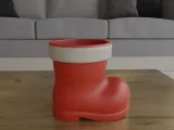 Santa Boot Planter Candy Container 3D Model STL-1