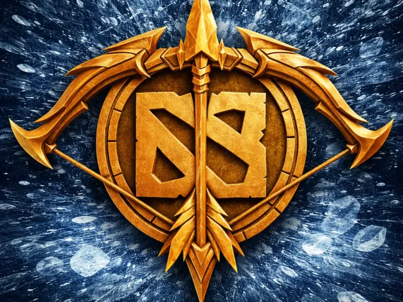 Dota 2 Drow Ranger logo (colored)