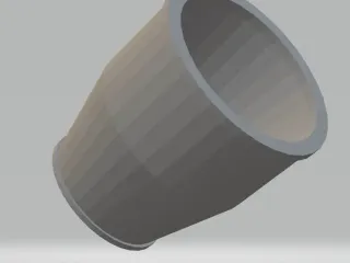 vaso para planta impresao 3d