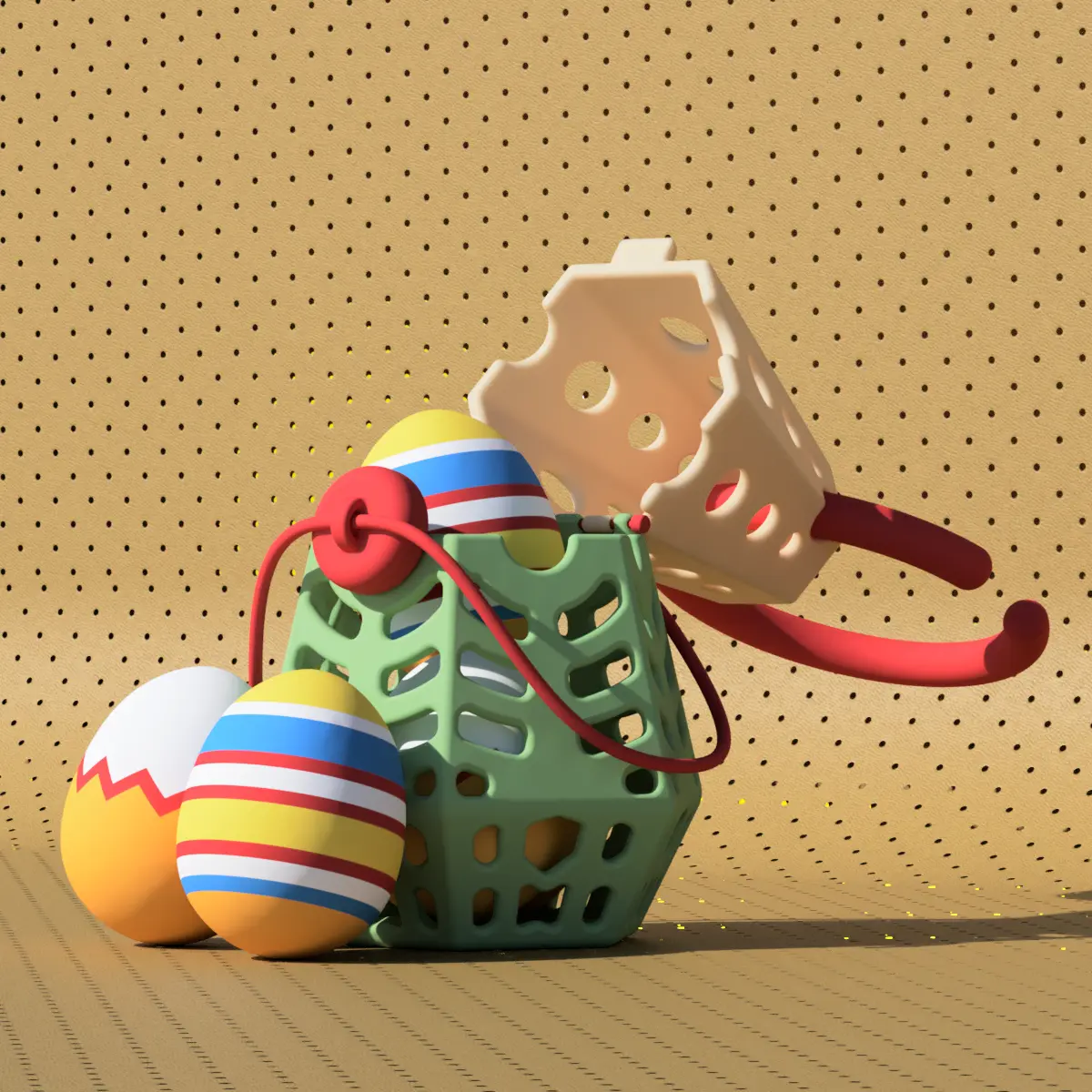 Easter Egg Basket (Kids Size)