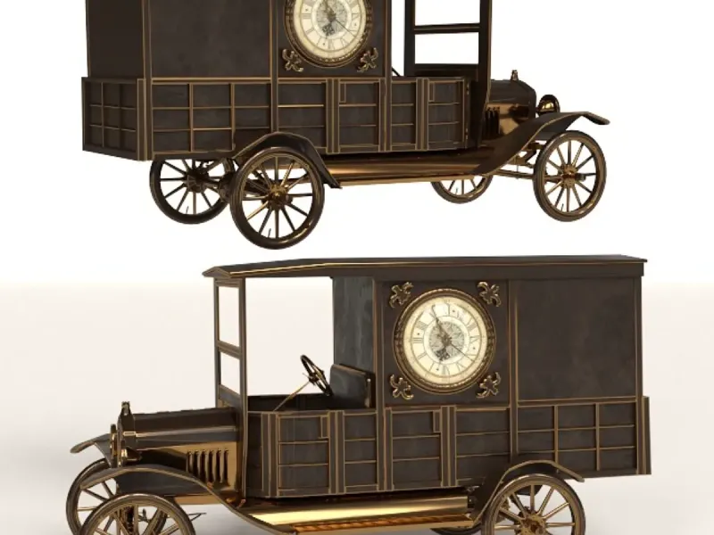 Retro car clock