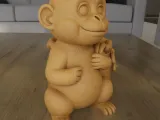 Monkey Planter STL Cute Container 3D Print Model-4