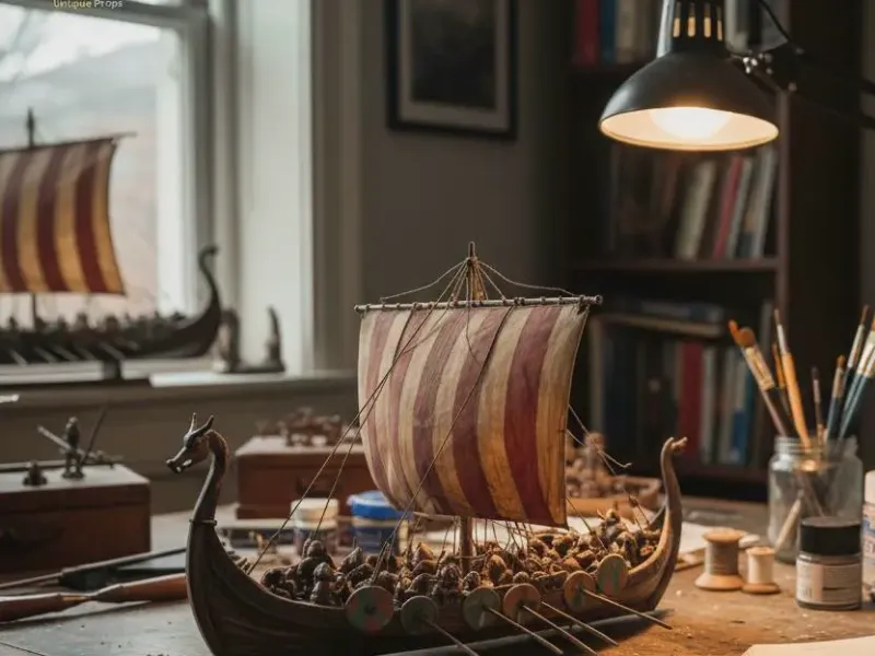 Viking Longship on Voyage