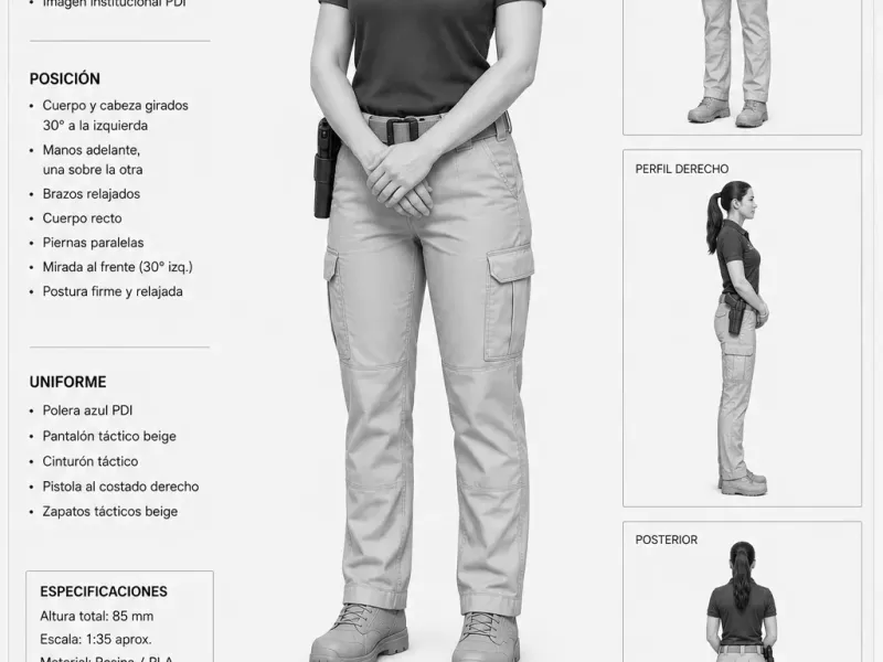 mujer PDI