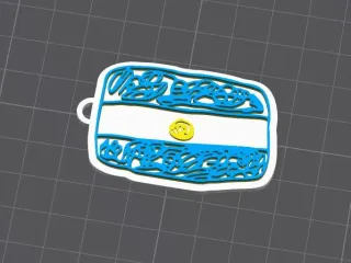 Llavero Bandera Argentina