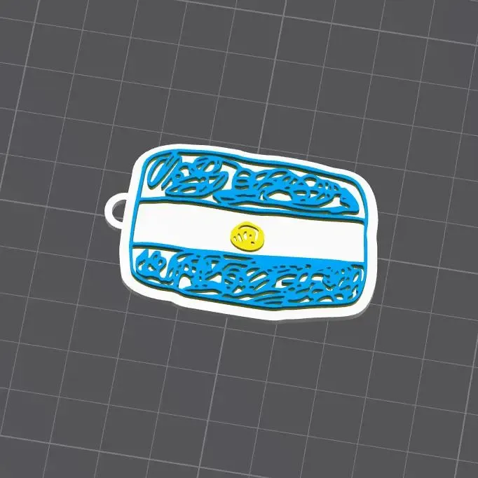 Llavero Bandera Argentina