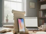 cellphone stand parchment / graduated diploma-0