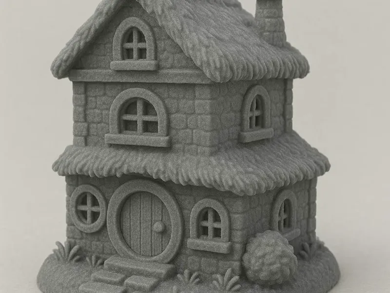 hobbit miniature house