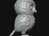 Rainbow Feather Owl-3
