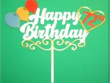 Happy 69th Birthday Cake Topper-3