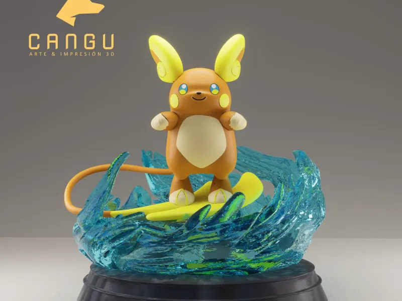 RAICHU ALOLA MULTIPARTS - FAN ART