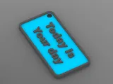3D Quote Keychain - 2-0