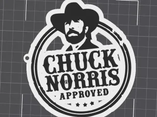Chuck Norris Approved - keychain