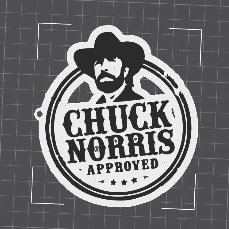 Chuck Norris Approved - keychain