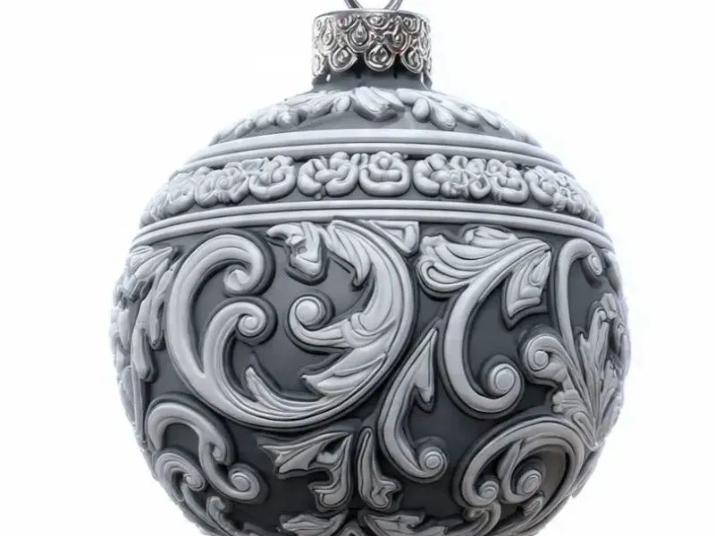 Christmas bauble/bola navideña 5