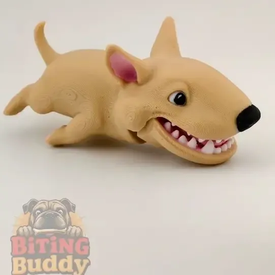 Biting Buddy – Bull Terrier (Beweegbare kaak)