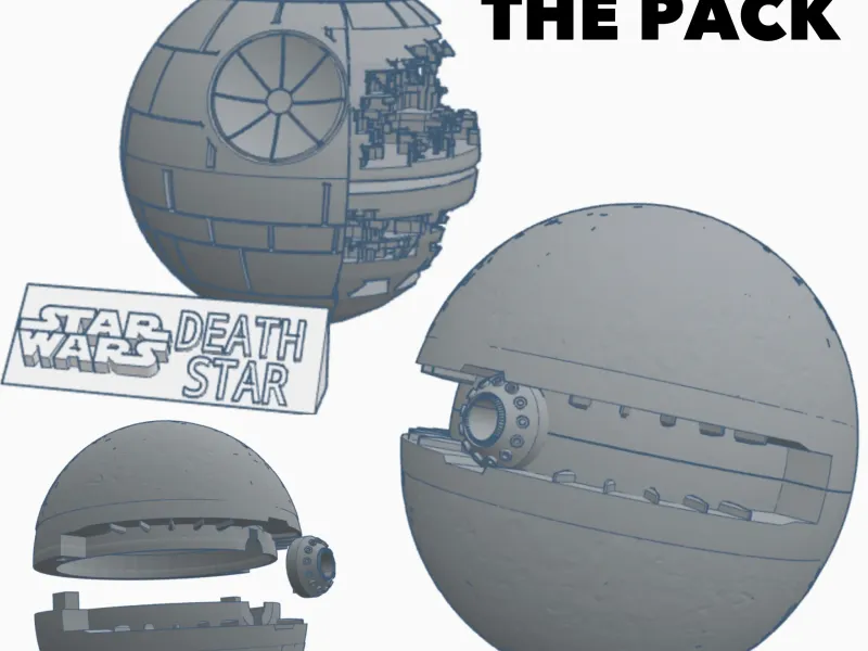 Death Stars the pack *Death star and Starkiller base*