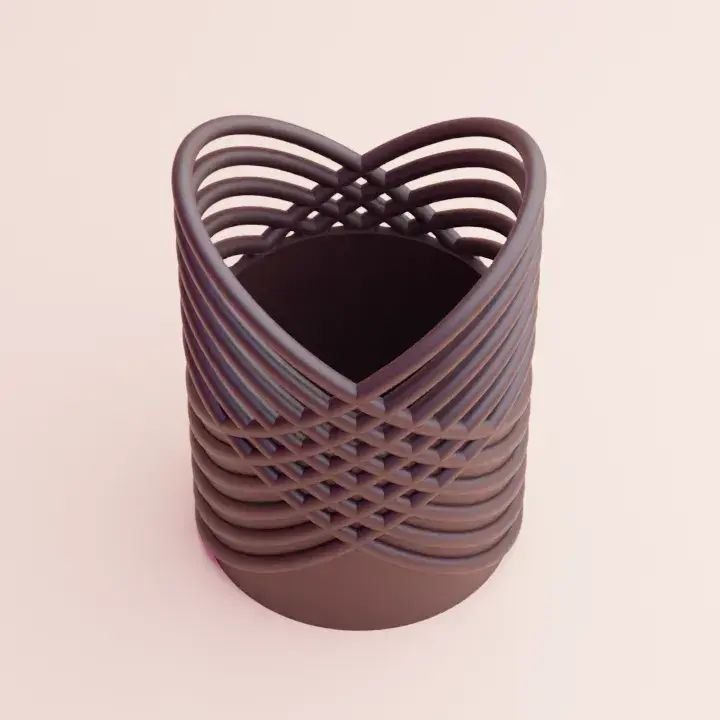cool pencil holder with rings