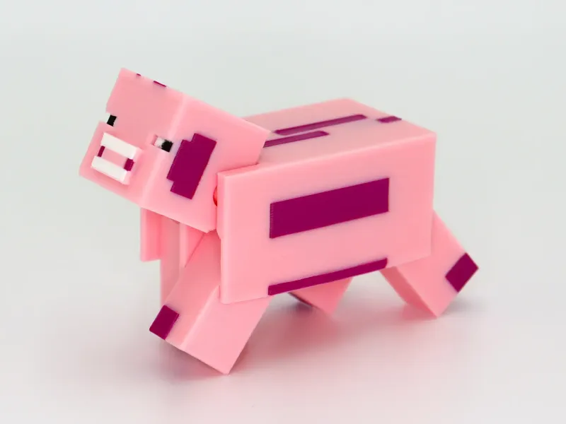 Cochon entièrement articulé