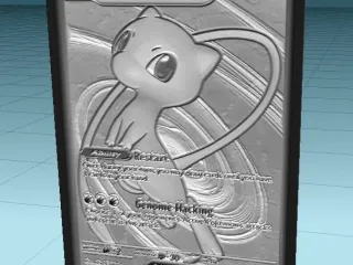 PokeLitho - Pokemon lithophane Mew ex 193/165