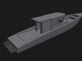 Bateau à cabine intermédiaire-1