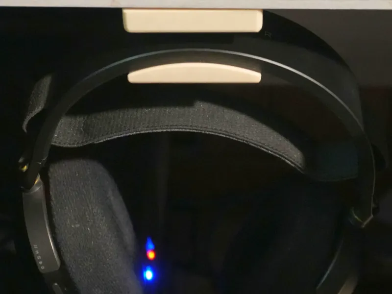Under Desk Headphone Hangar