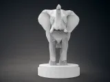Elefante in Low Poly-3