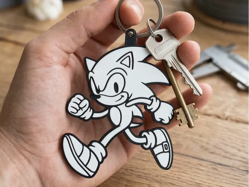 LLavero de Videojuegos - Sonic