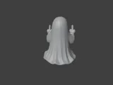 Funny Middle Finger Ghost-2