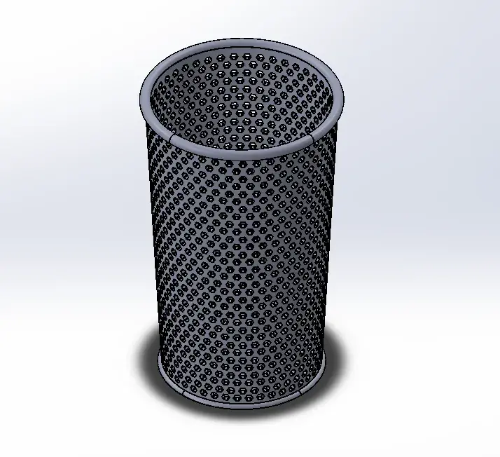 Hexagon comb pen holder