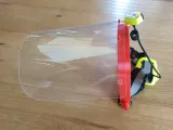 Faceshield with adapter for headlamp-2