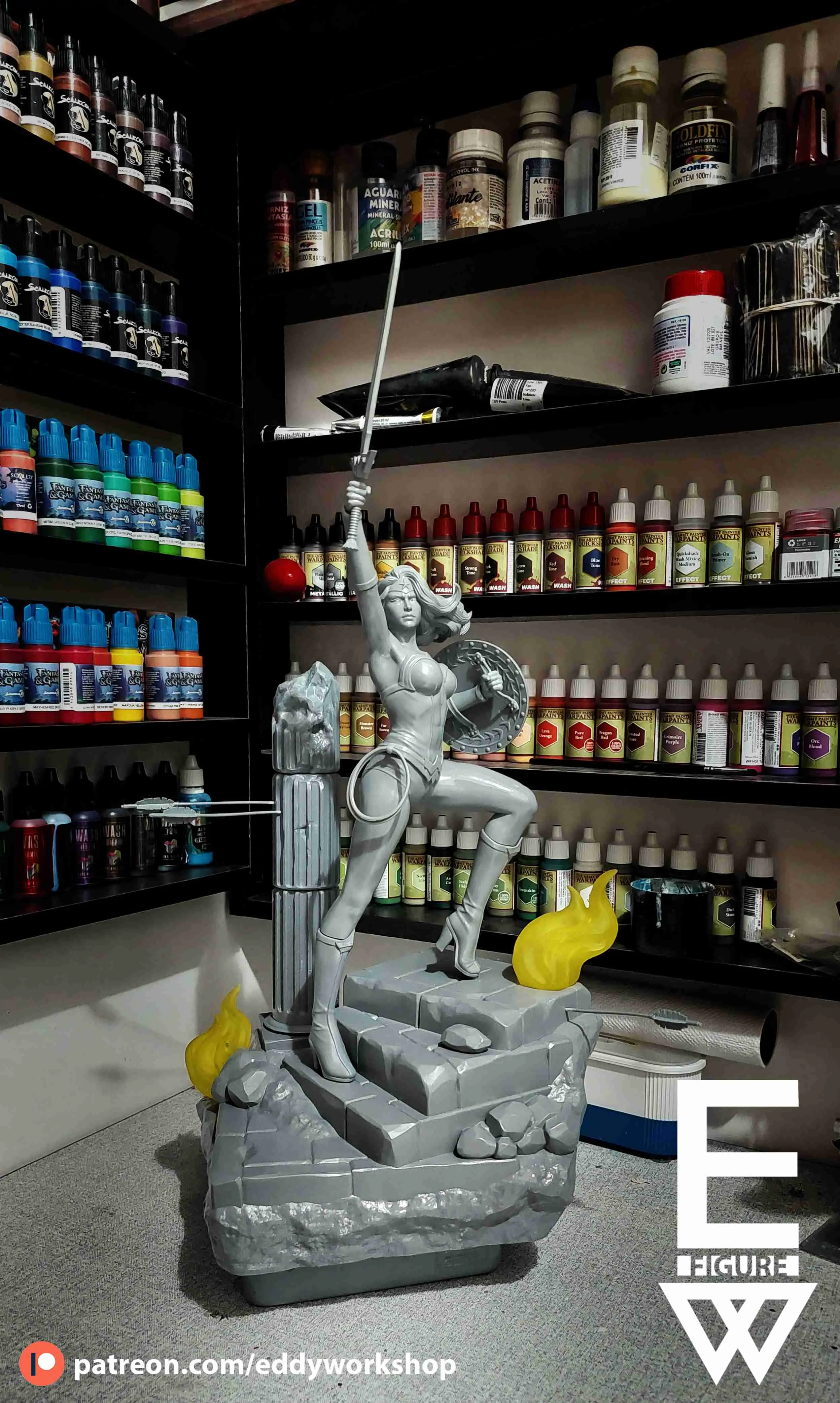 Wonder Woman - 3D STL LISTO PARA IMPRIMIR